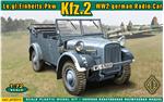 Army Car / Truck: 1/72 Ace 72511 - Kfz.2 WWII German radio car, Ace, Scale 1:72