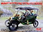ICM24025 Ford T 1911 Touring with american motorists