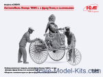 ICM24041 Benz Patent-Motorwagen 1886 with Mrs. Benz & Sons