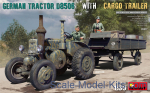 MA35317 German Tractor D8506 with Cargo Trailer