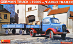 MA38023 German Truck L1500S w/cargo trailer
