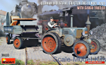 MA38033 German Industrial Tractor D8511 mod. 1936 with Cargo Trailer