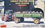 MA38038 German Tractor D8506 with Trailer