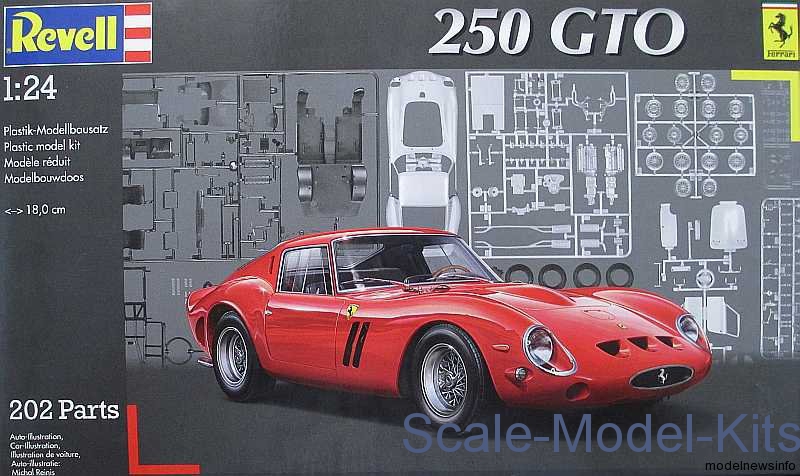Revell Ferrari 250 GTO 1:24 Scale Plastic Model Kit 07395