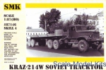 Army Car / Truck: Kraz-214W Soviet truck, SMK, Scale 1:87