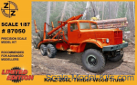 ZZ87050 KrAZ-255L Timber wood truck